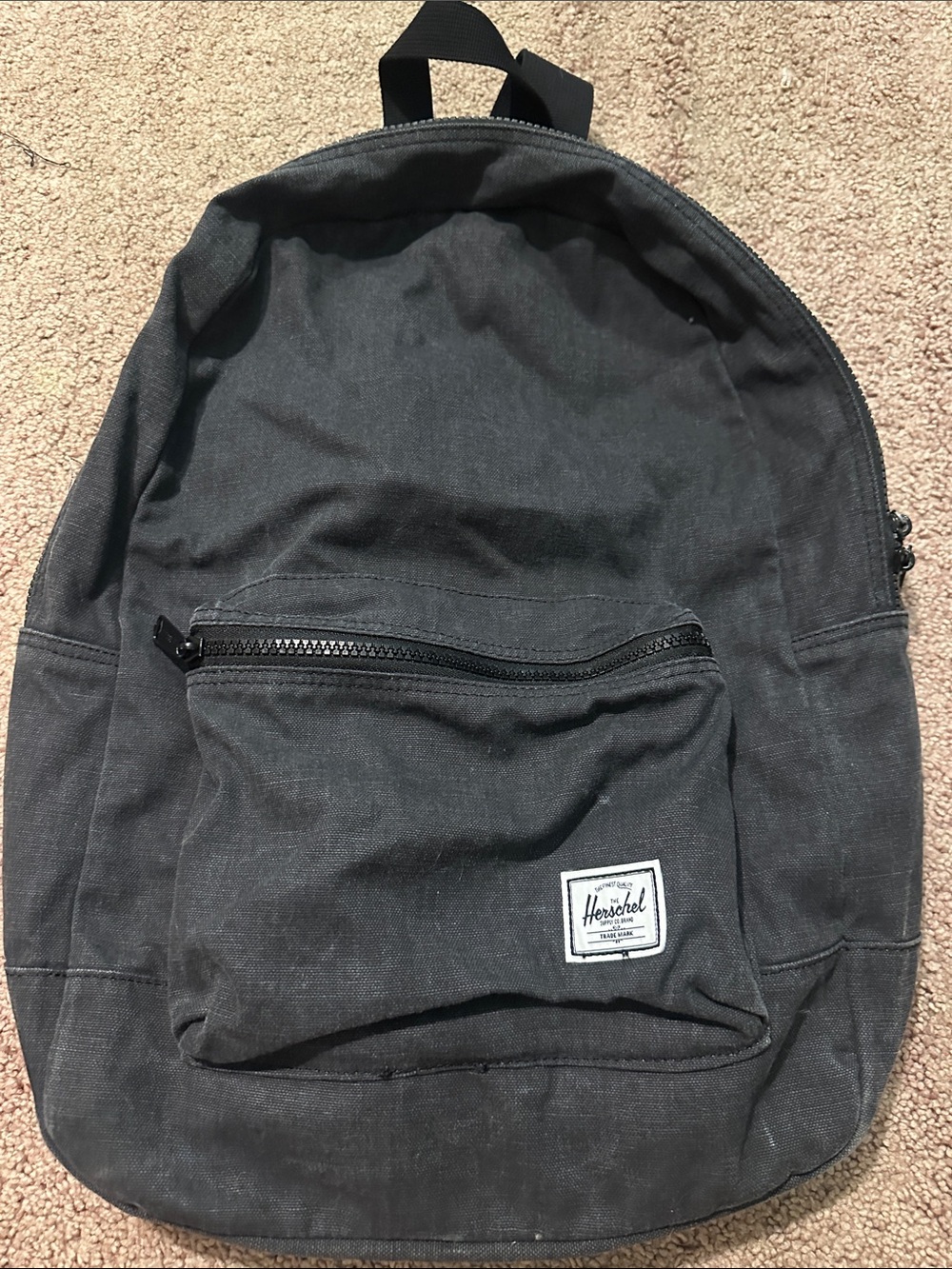 Herschel Supply Company Black Canvas Everyday Backpack